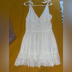 TOBI white party summer dress with adjustable straps